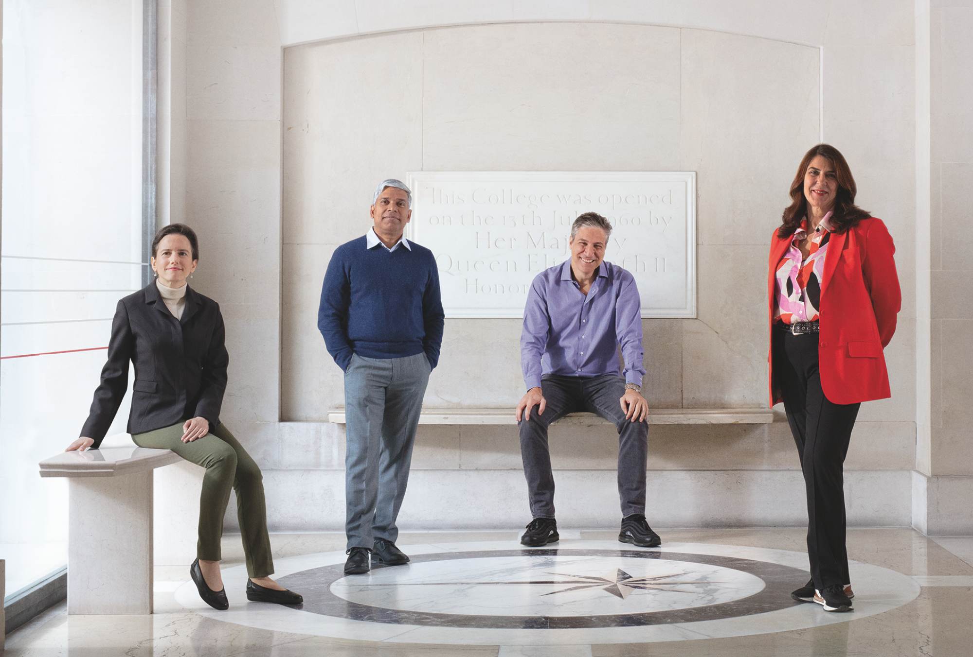 Research - 4 LBS faculty members together